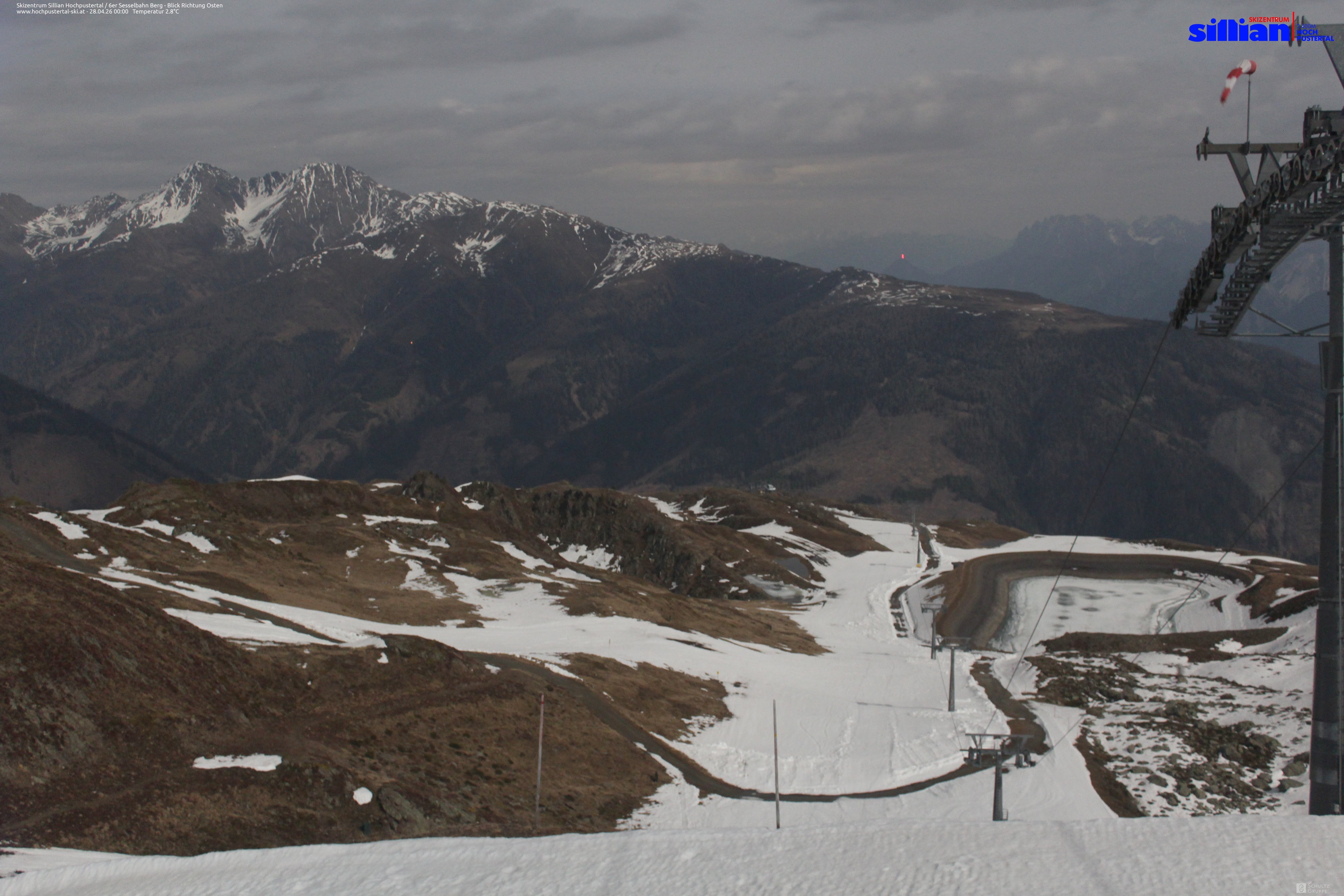 Archiv Foto Webcam Sillian, 6er-Sesselbahn Thurntaler