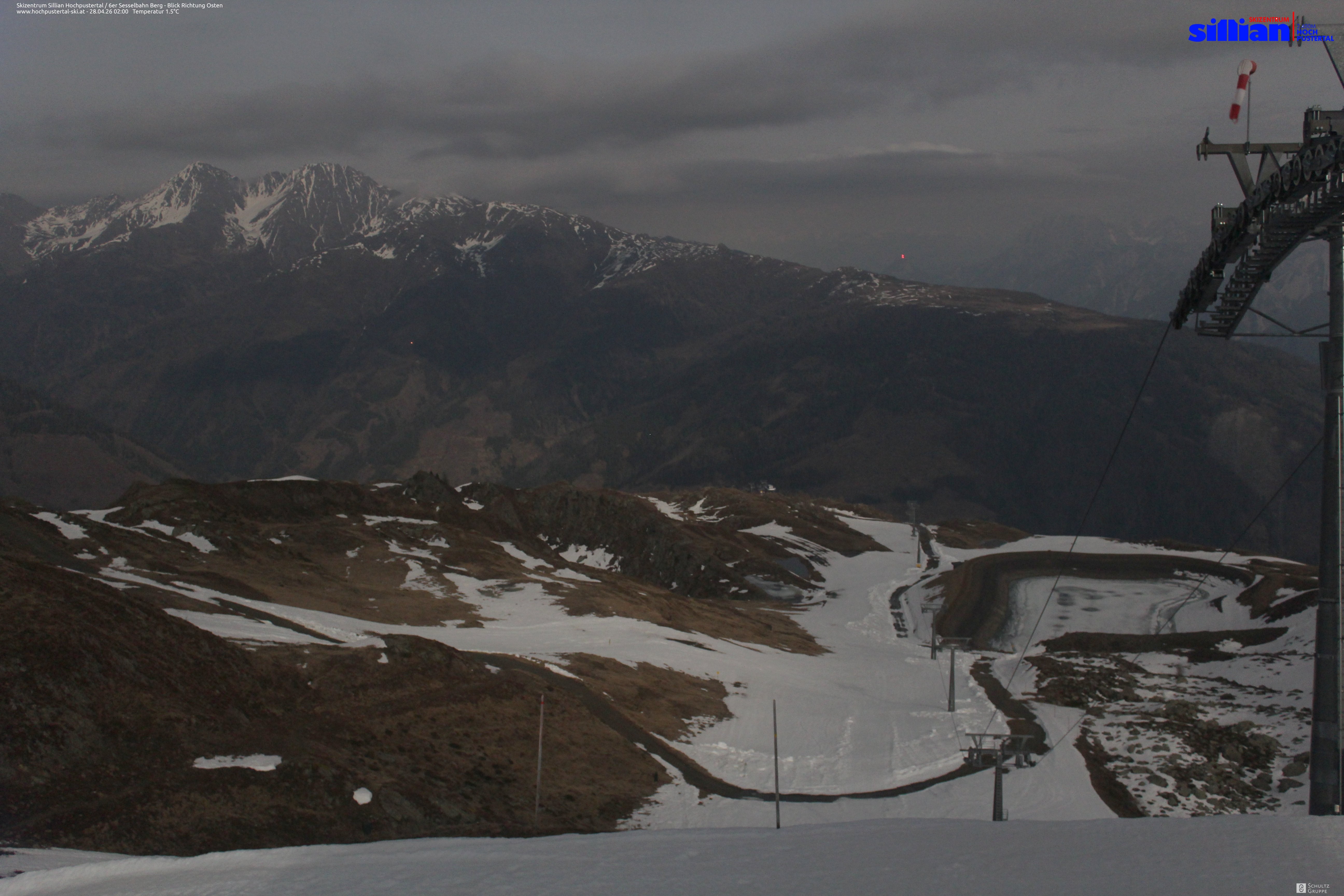 Archiv Foto Webcam Sillian, 6er-Sesselbahn Thurntaler