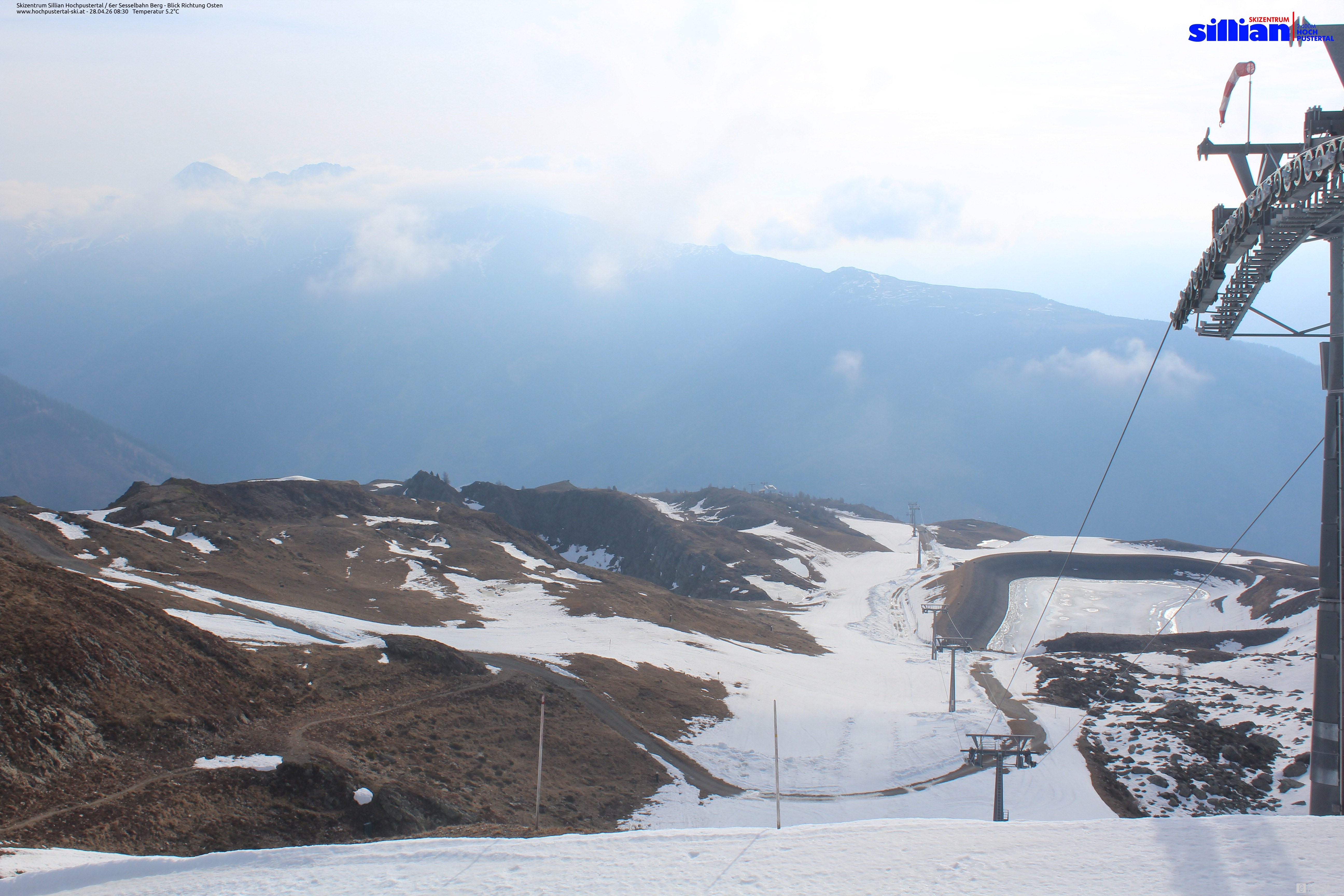 Archiv Foto Webcam Sillian, 6er-Sesselbahn Thurntaler