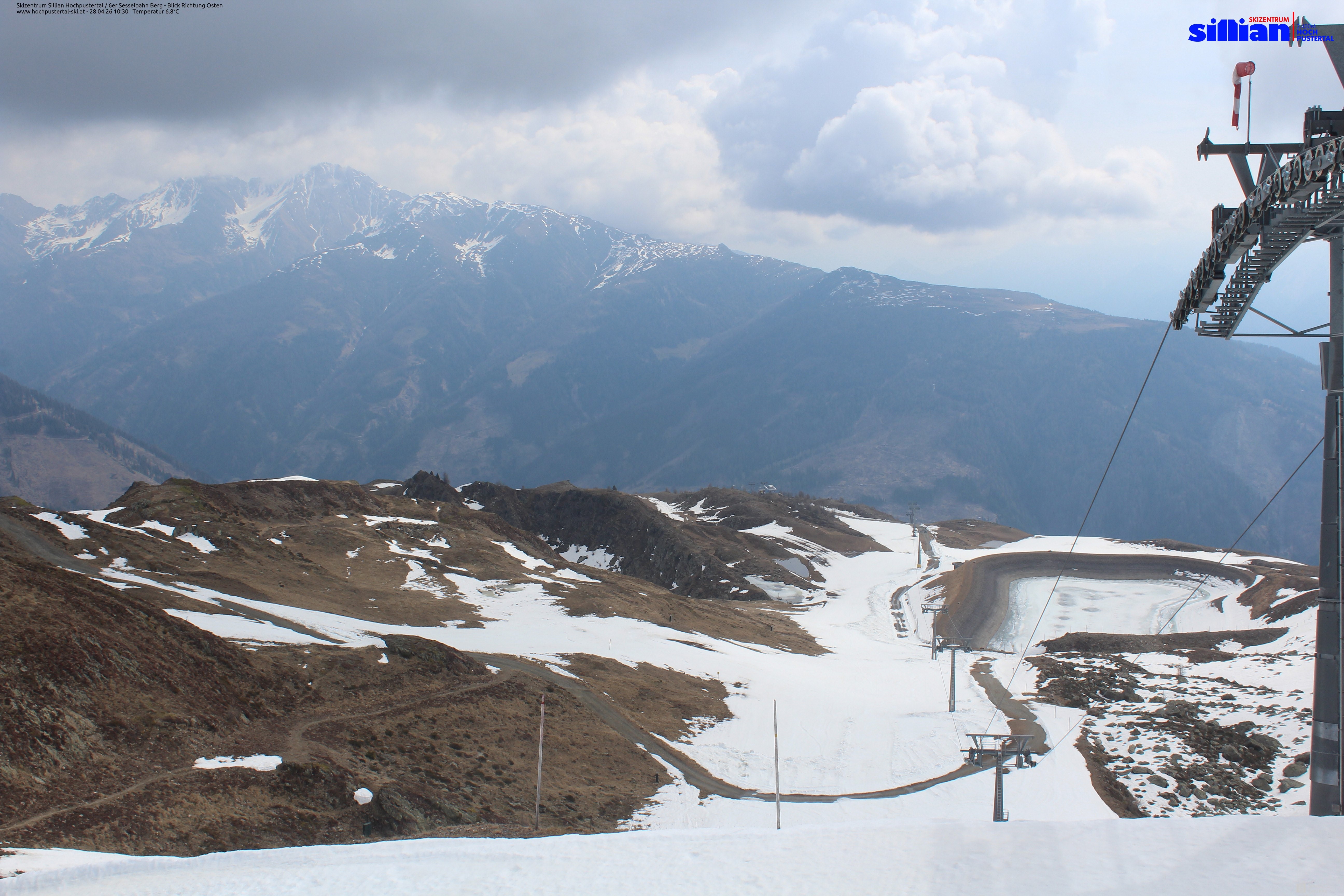 Archiv Foto Webcam Sillian, 6er-Sesselbahn Thurntaler