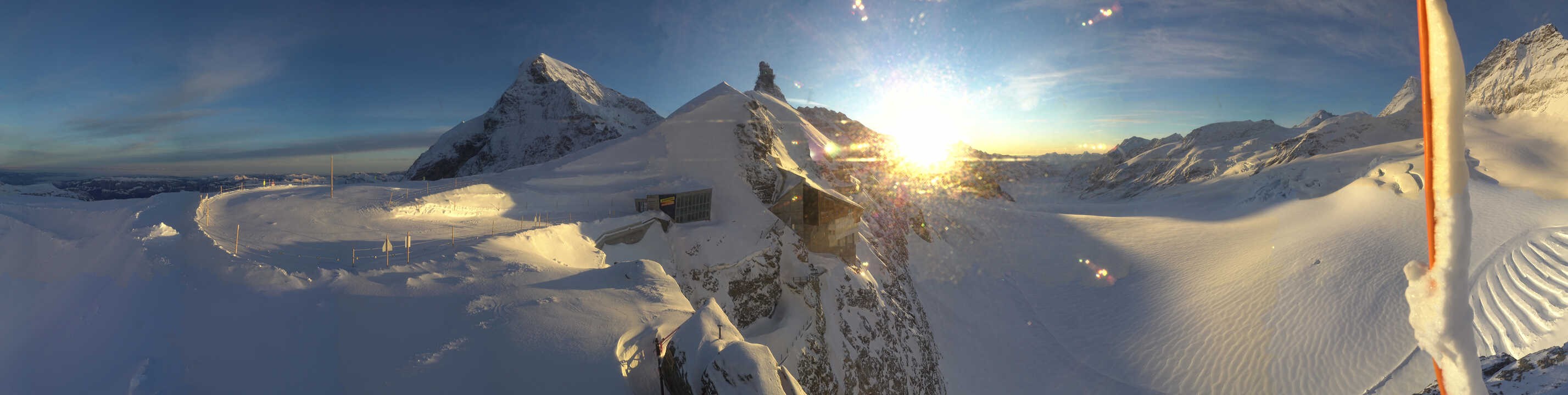 Archiv Foto Webcam Jungfraujoch-Panorama, Berner Oberland
