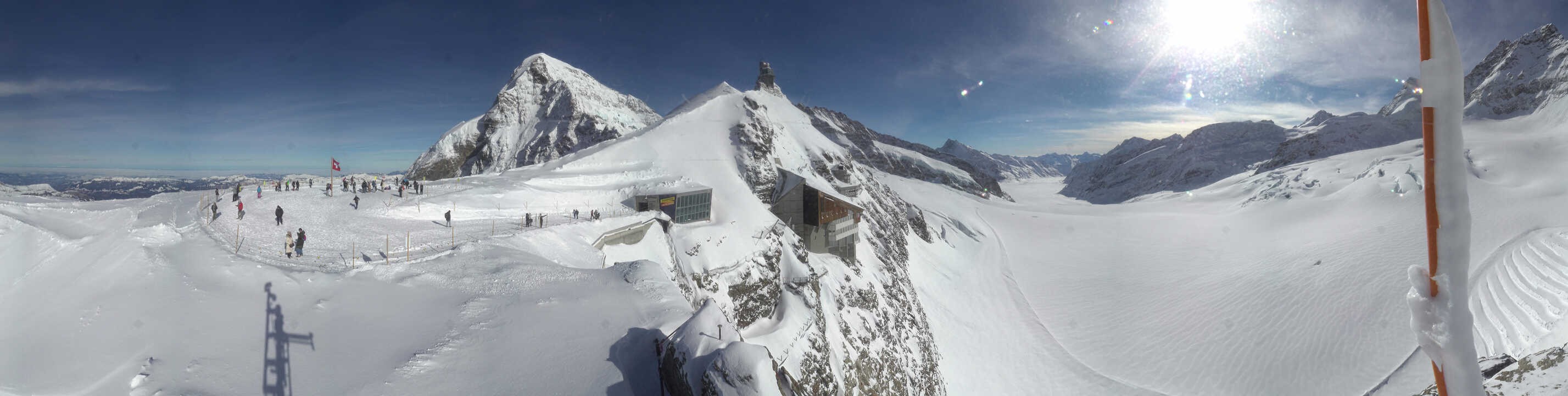 Archiv Foto Webcam Jungfraujoch-Panorama, Berner Oberland