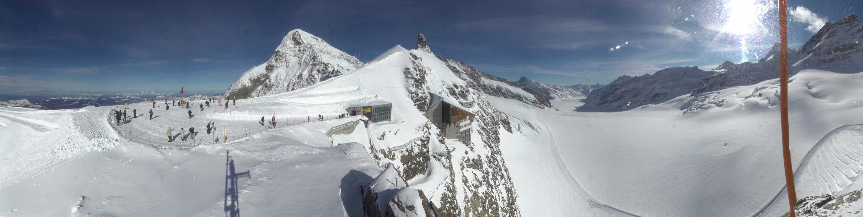 Archiv Foto Webcam Jungfraujoch-Panorama, Berner Oberland