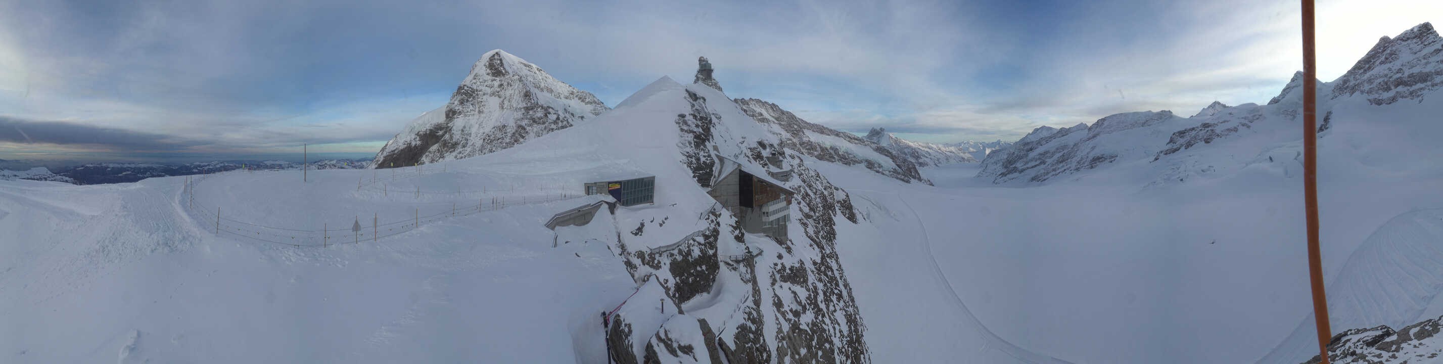 Archiv Foto Webcam Jungfraujoch-Panorama, Berner Oberland