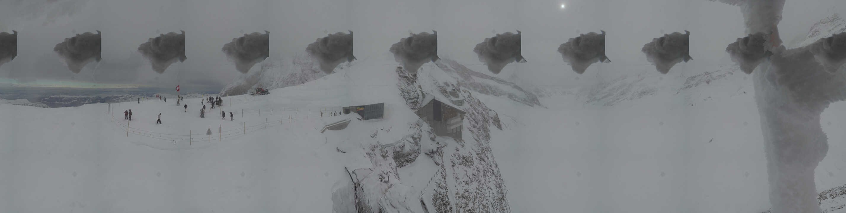 Archiv Foto Webcam Jungfraujoch-Panorama, Berner Oberland