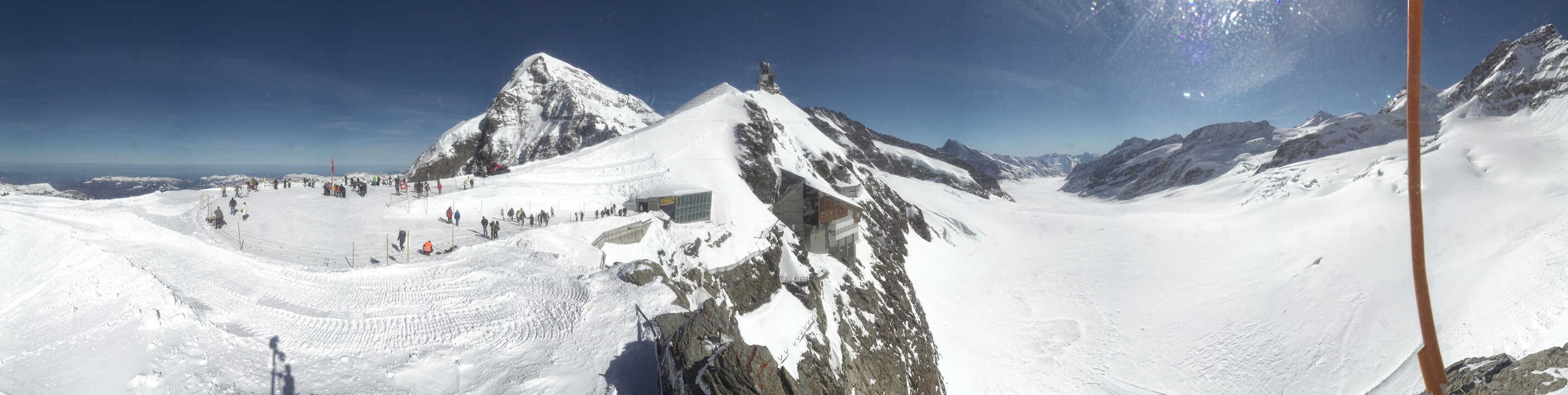 Archived image Webcam Panoramic View, Jungfraujoch