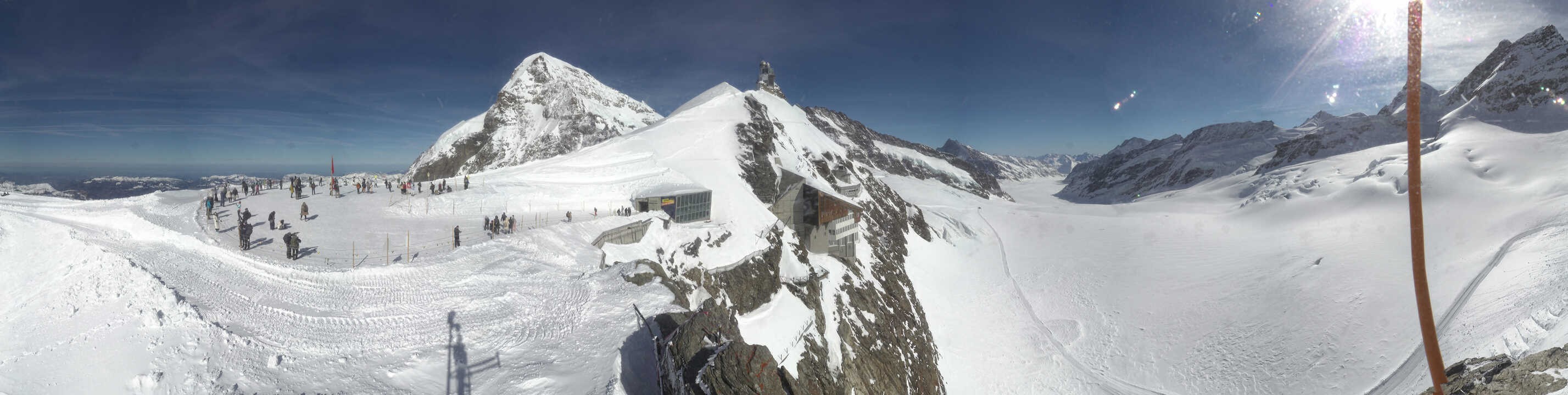 Archived image Webcam Panoramic View, Jungfraujoch