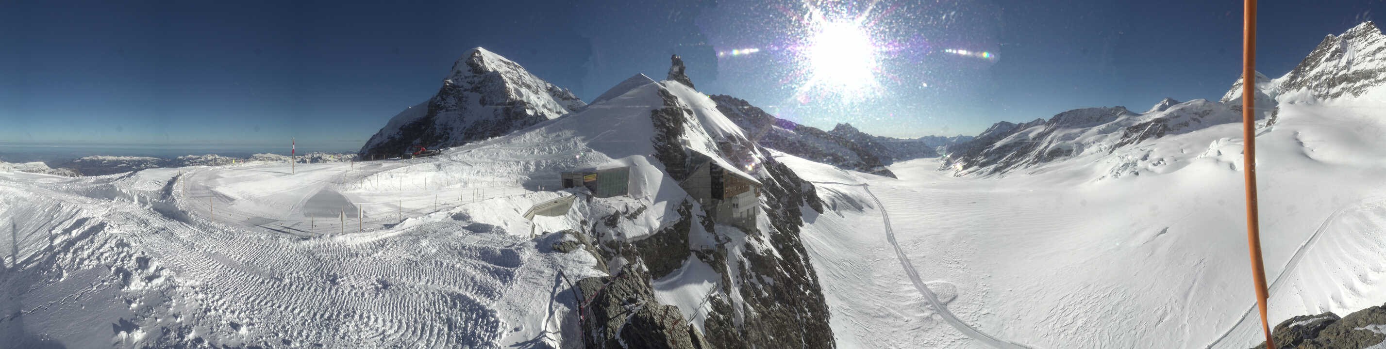 Archiv Foto Webcam Jungfraujoch-Panorama, Berner Oberland