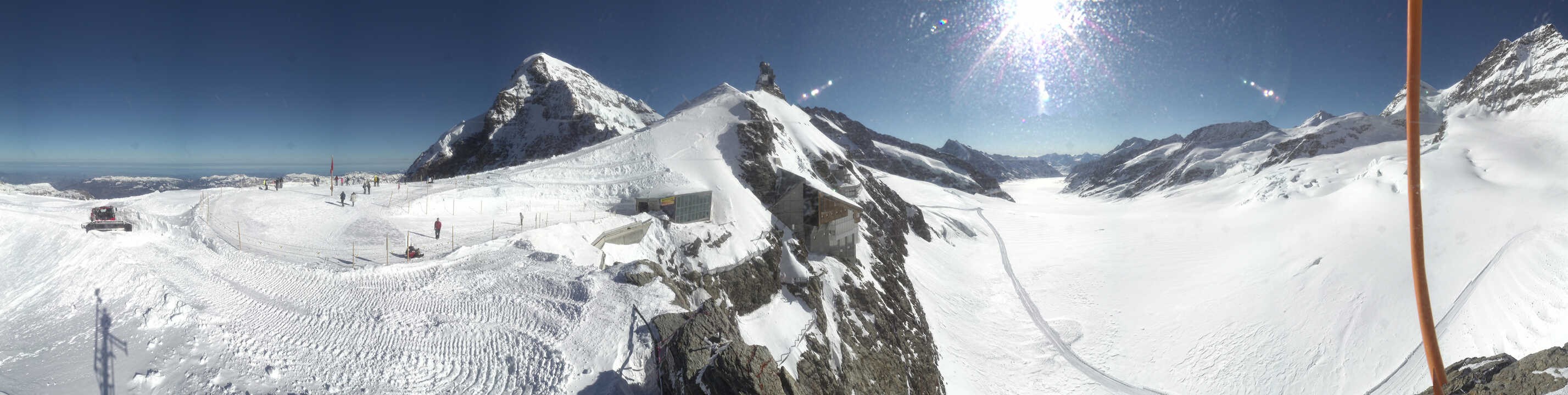 Archiv Foto Webcam Jungfraujoch-Panorama, Berner Oberland