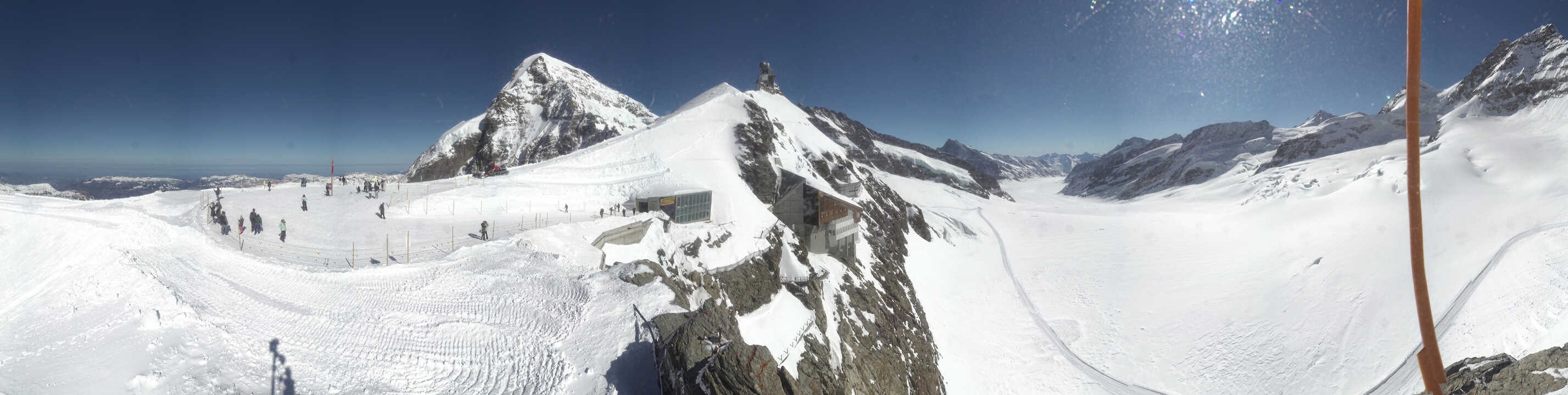 Archiv Foto Webcam Jungfraujoch-Panorama, Berner Oberland