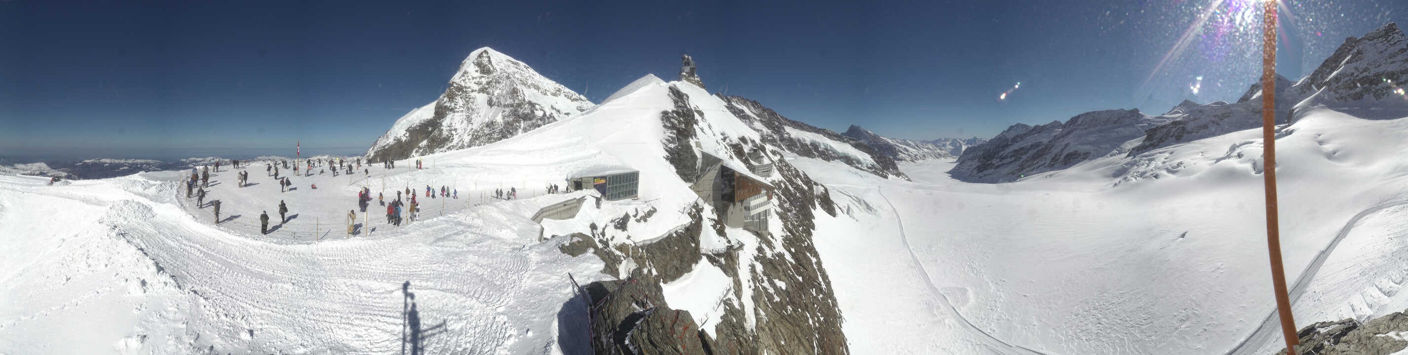 Archiv Foto Webcam Jungfraujoch-Panorama, Berner Oberland