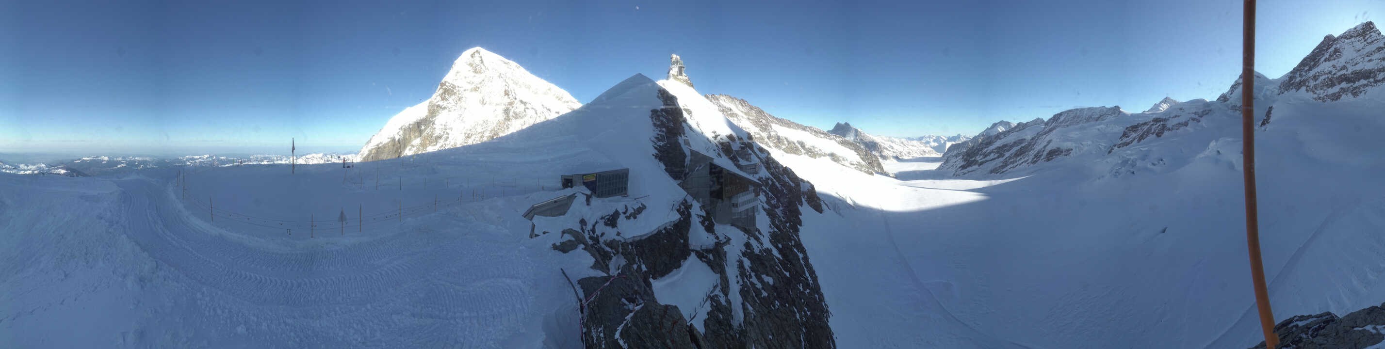 Archiv Foto Webcam Jungfraujoch-Panorama, Berner Oberland