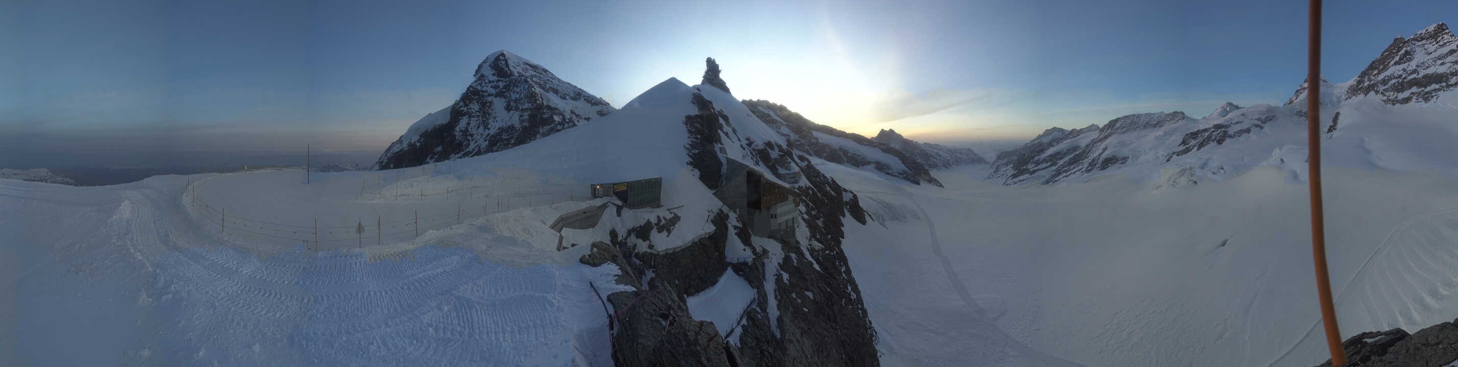 Archiv Foto Webcam Jungfraujoch-Panorama, Berner Oberland
