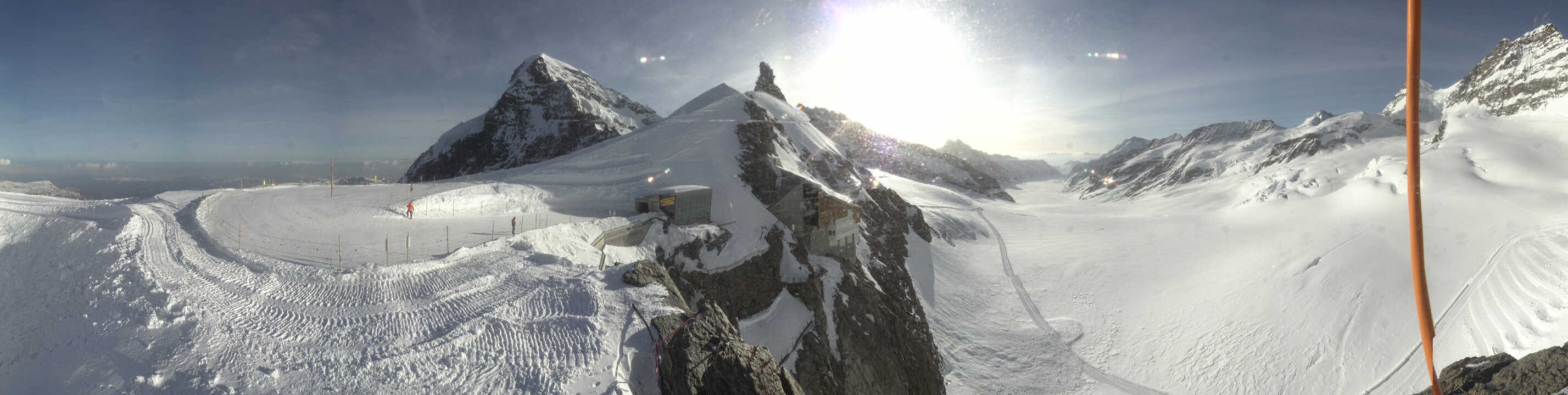 Archiv Foto Webcam Jungfraujoch-Panorama, Berner Oberland