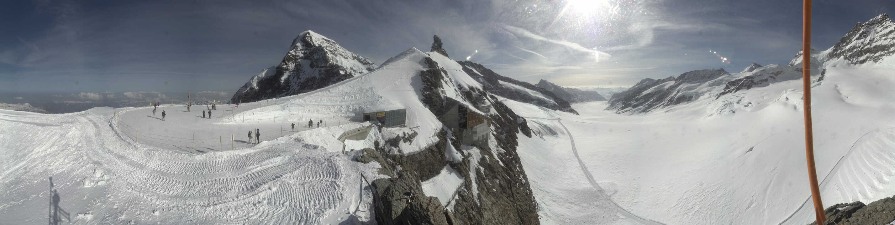 Archiv Foto Webcam Jungfraujoch-Panorama, Berner Oberland
