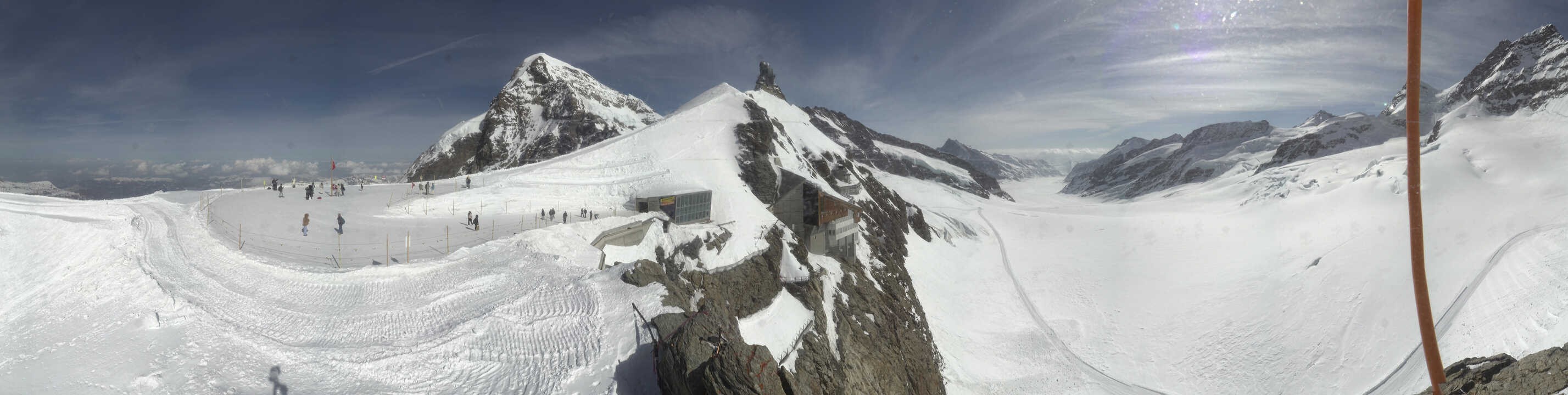 Archiv Foto Webcam Jungfraujoch-Panorama, Berner Oberland