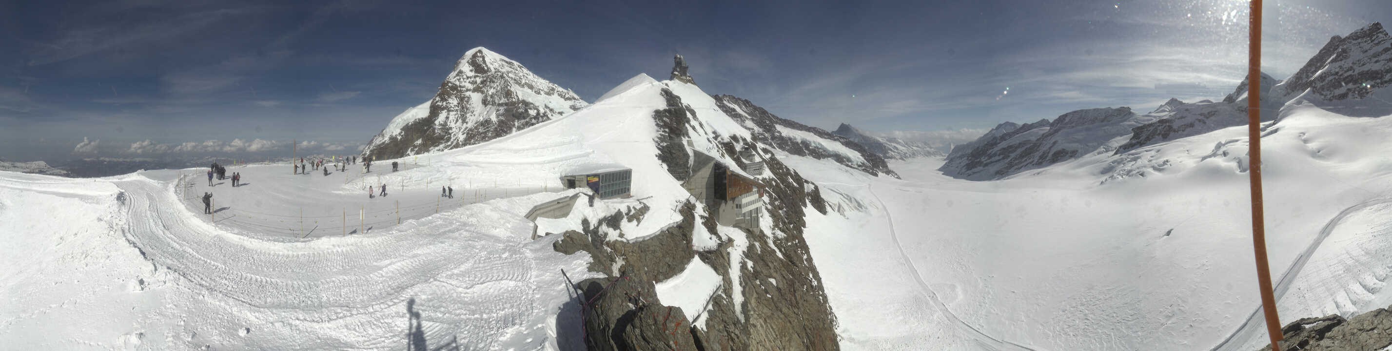 Archiv Foto Webcam Jungfraujoch-Panorama, Berner Oberland