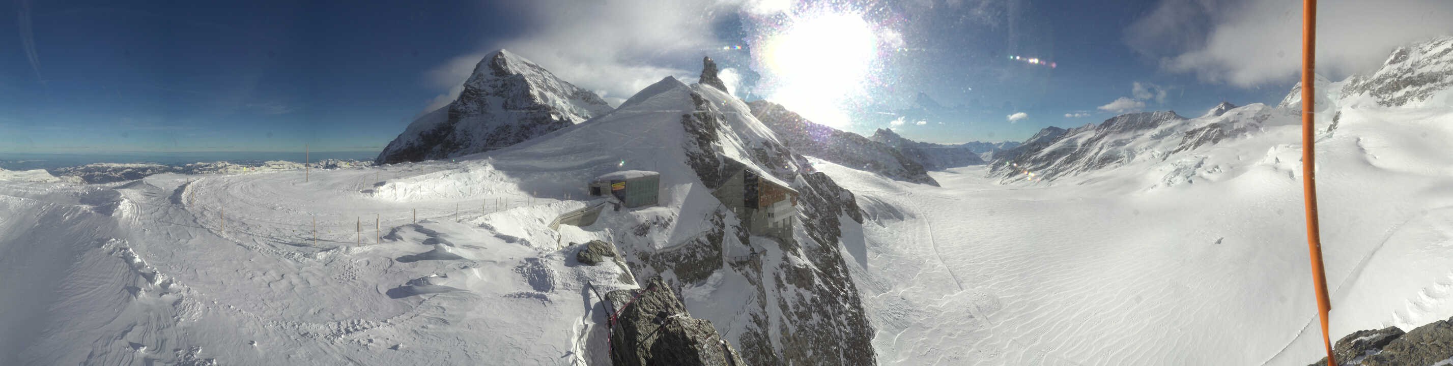 Archiv Foto Webcam Jungfraujoch-Panorama, Berner Oberland