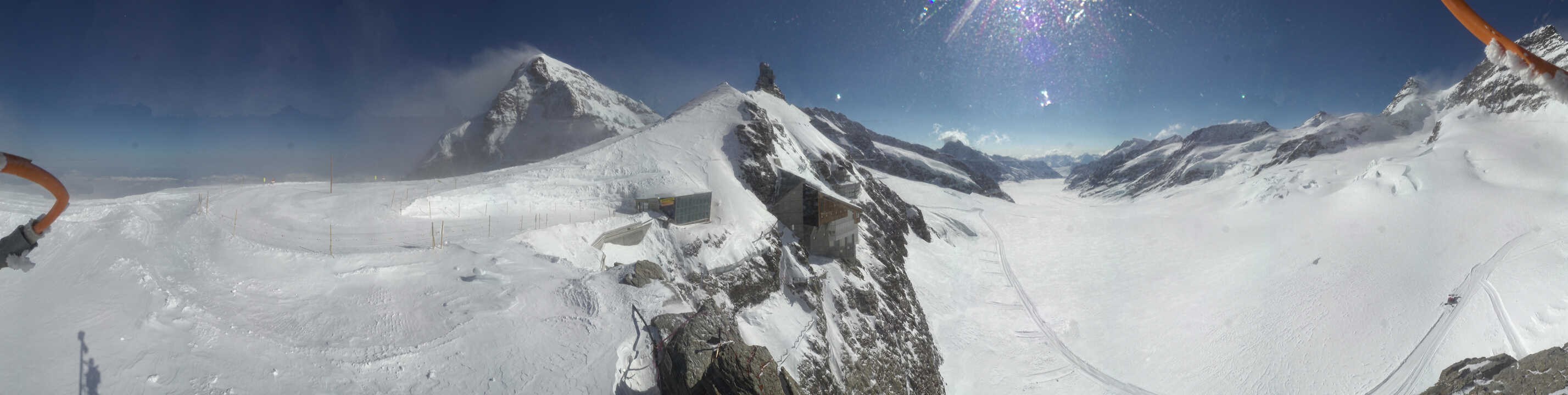 Archiv Foto Webcam Jungfraujoch-Panorama, Berner Oberland