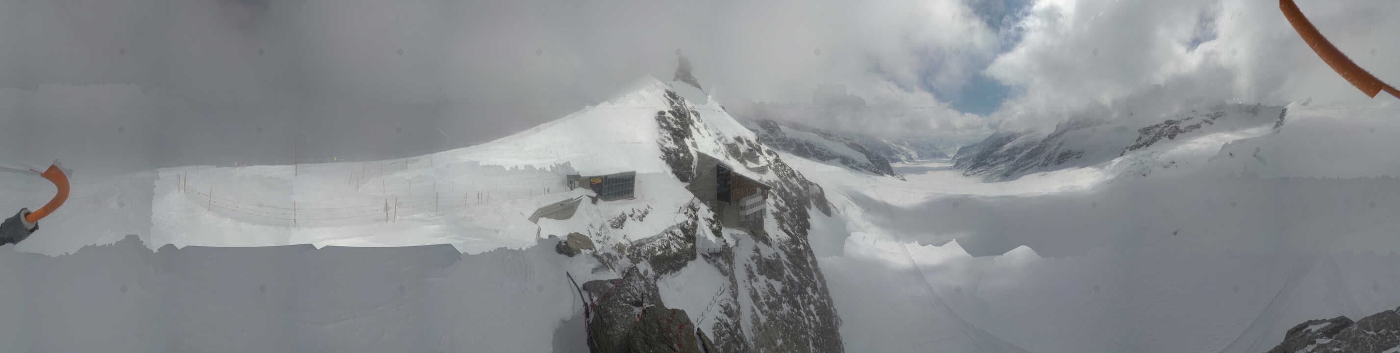 Archiv Foto Webcam Jungfraujoch-Panorama, Berner Oberland