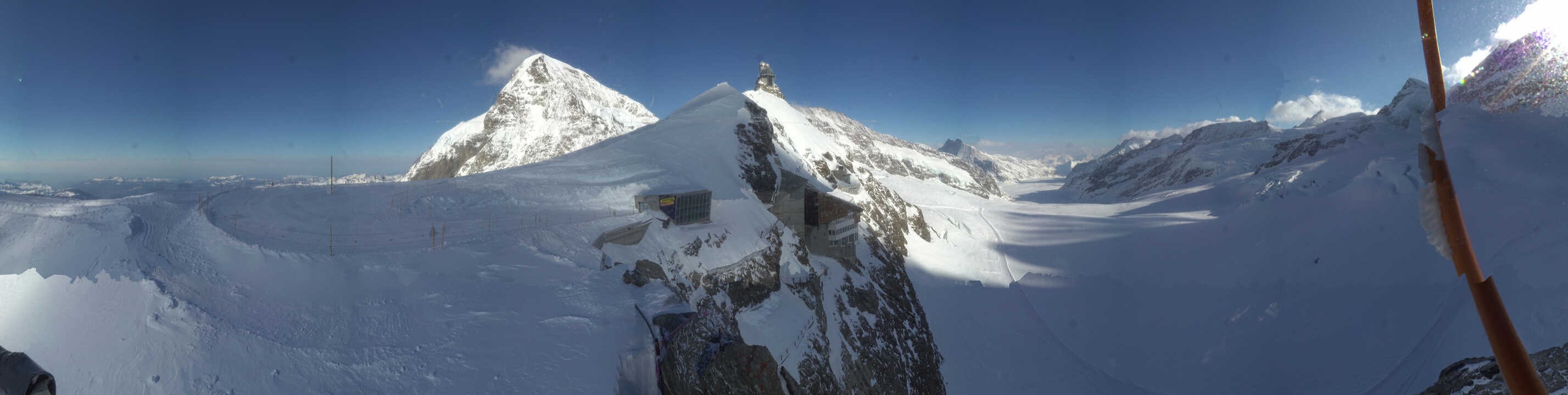 Archiv Foto Webcam Jungfraujoch-Panorama, Berner Oberland
