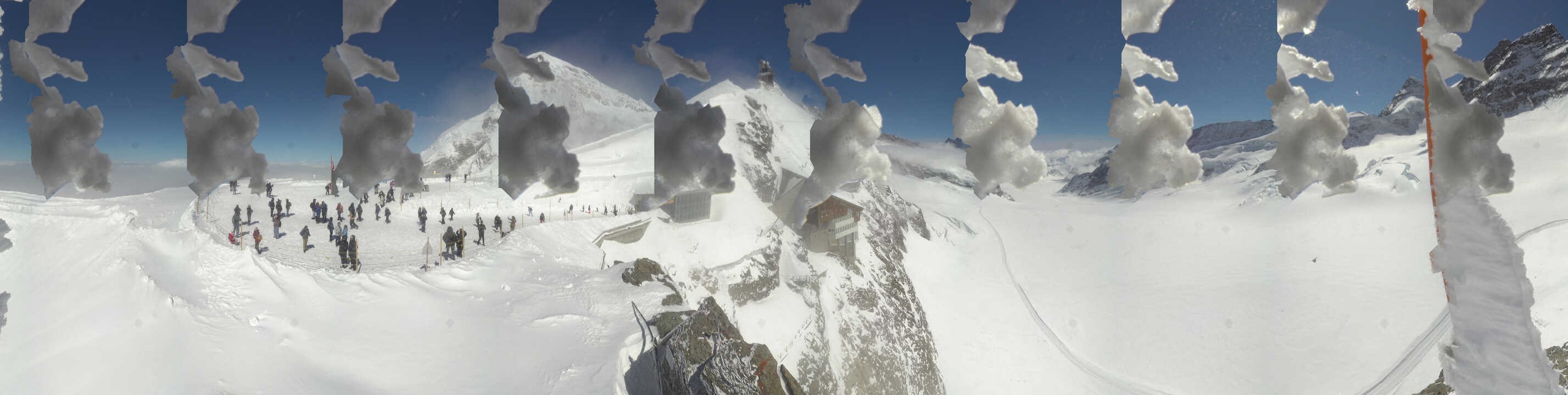 Archiv Foto Webcam Jungfraujoch-Panorama, Berner Oberland