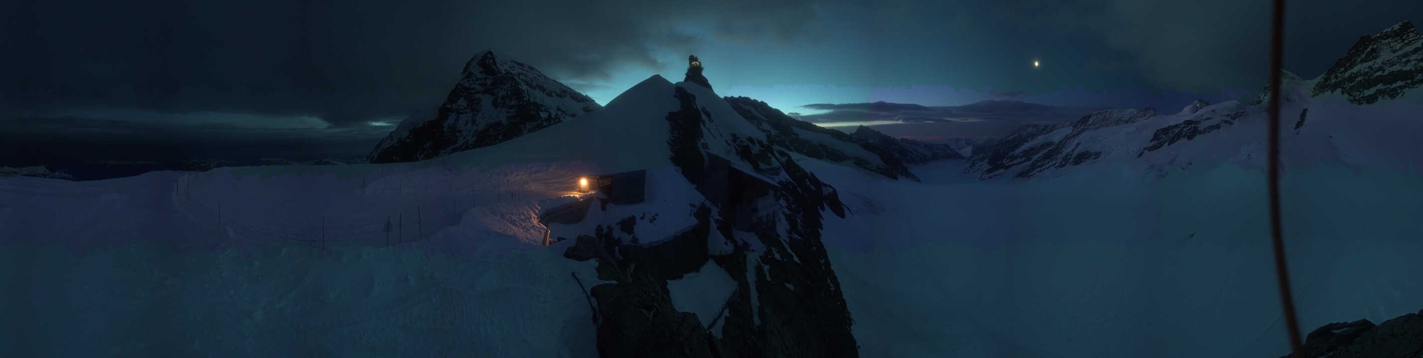 Archiv Foto Webcam Jungfraujoch-Panorama, Berner Oberland