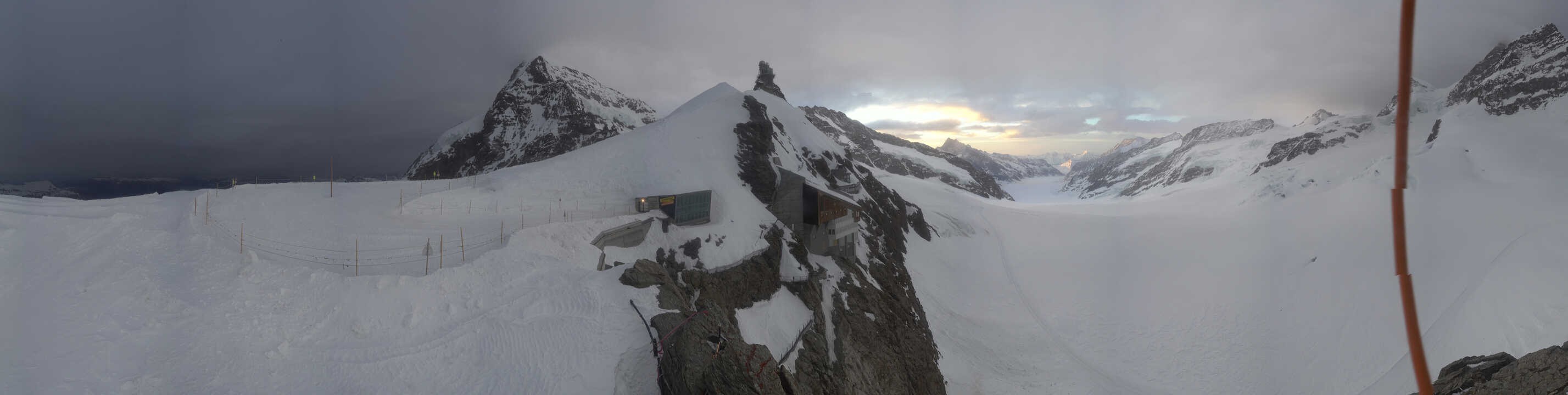 Archiv Foto Webcam Jungfraujoch-Panorama, Berner Oberland