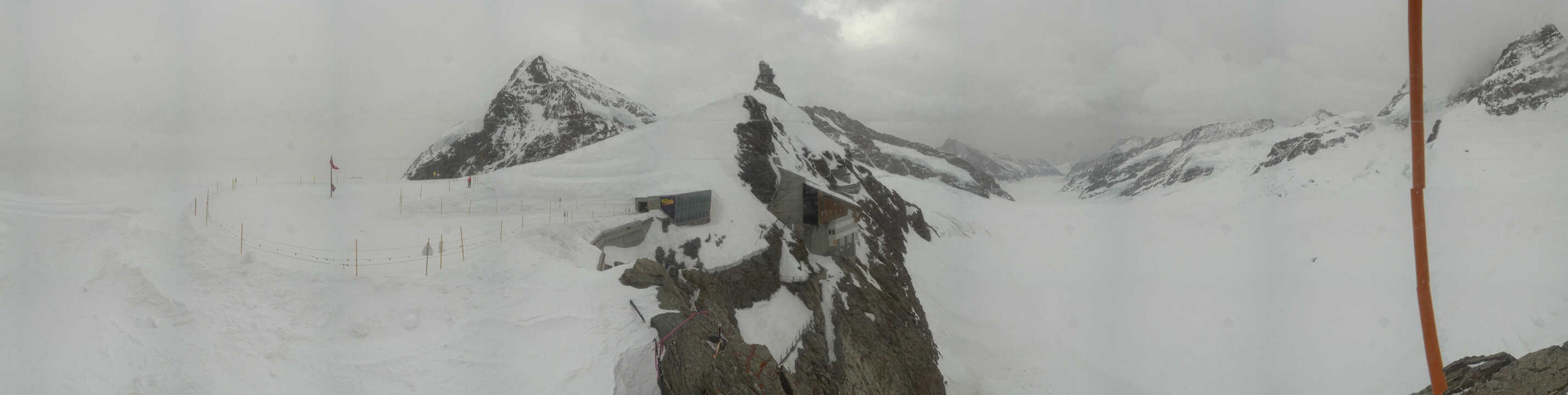 Archived image Webcam Panoramic View, Jungfraujoch
