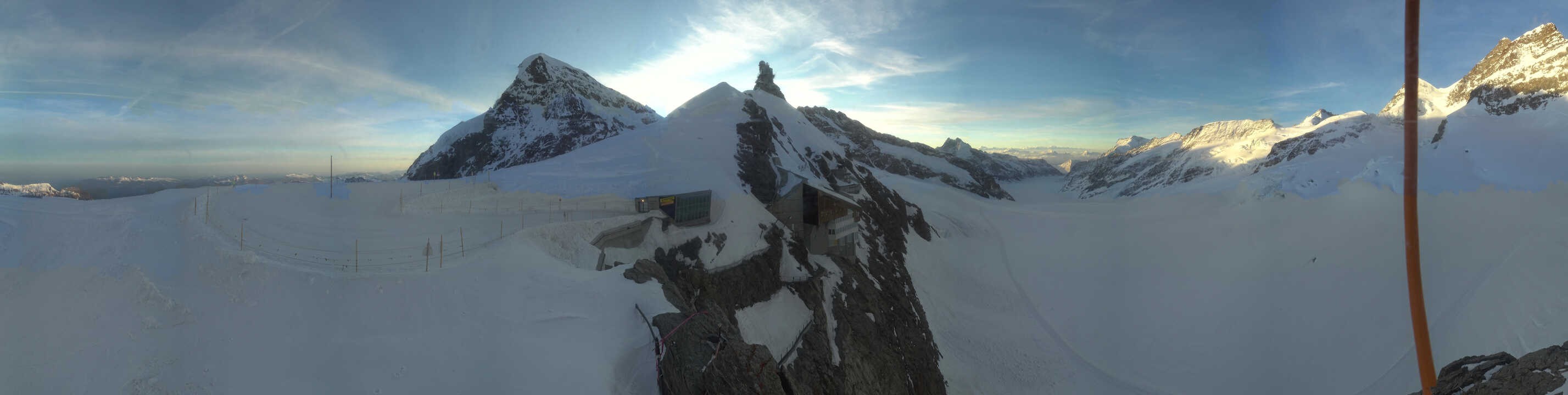 Archiv Foto Webcam Jungfraujoch-Panorama, Berner Oberland