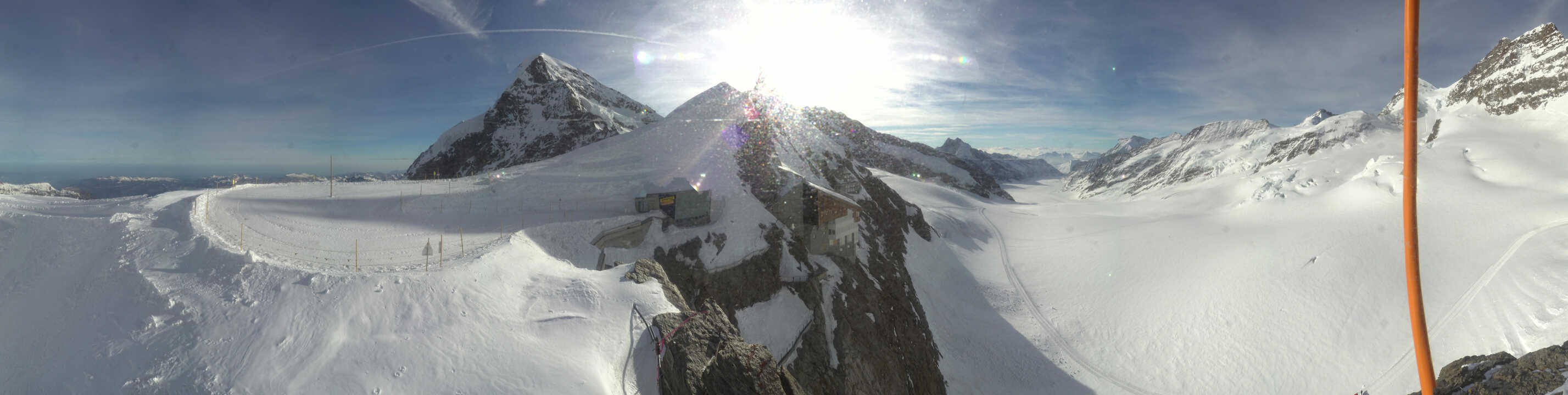 Archiv Foto Webcam Jungfraujoch-Panorama, Berner Oberland