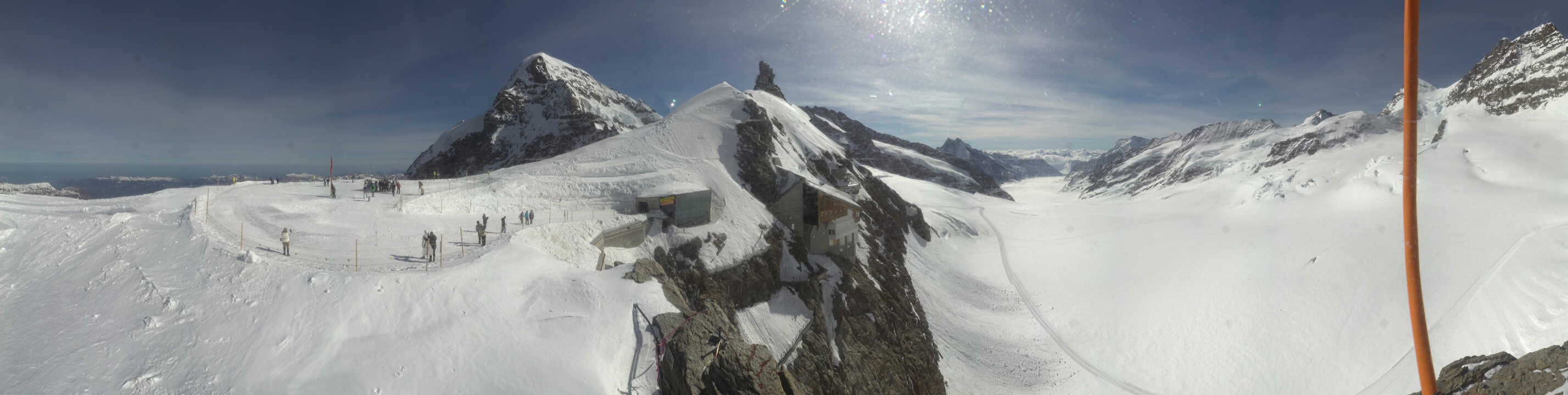 Archiv Foto Webcam Jungfraujoch-Panorama, Berner Oberland