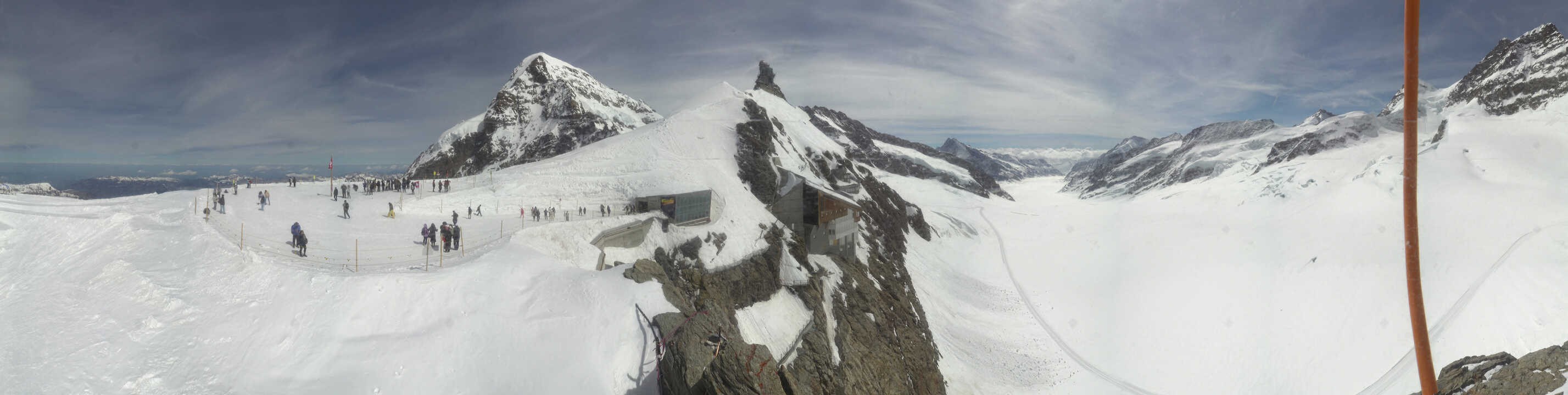 Archiv Foto Webcam Jungfraujoch-Panorama, Berner Oberland