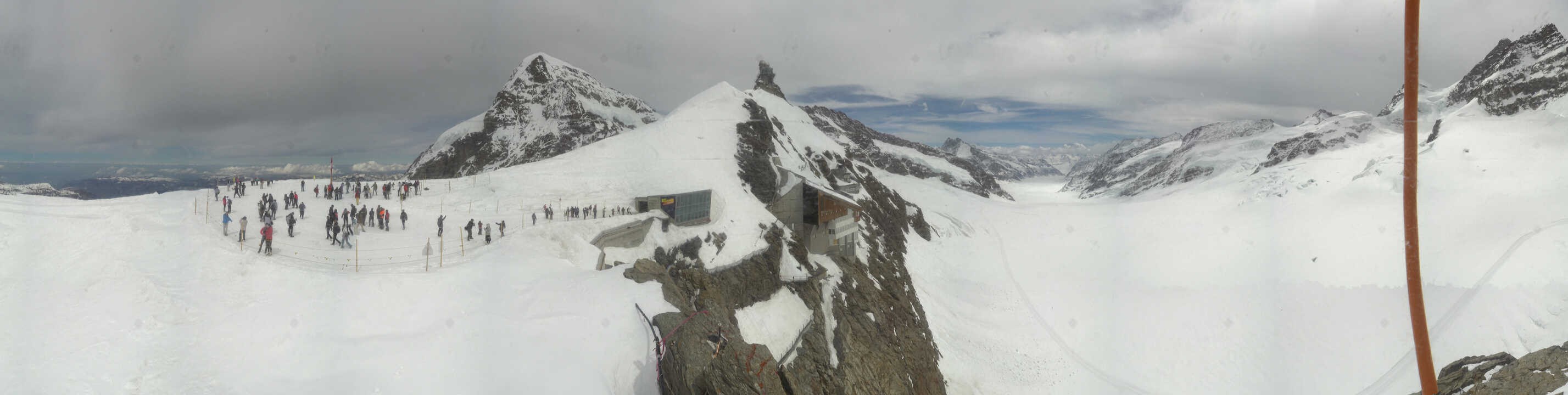 Archiv Foto Webcam Jungfraujoch-Panorama, Berner Oberland