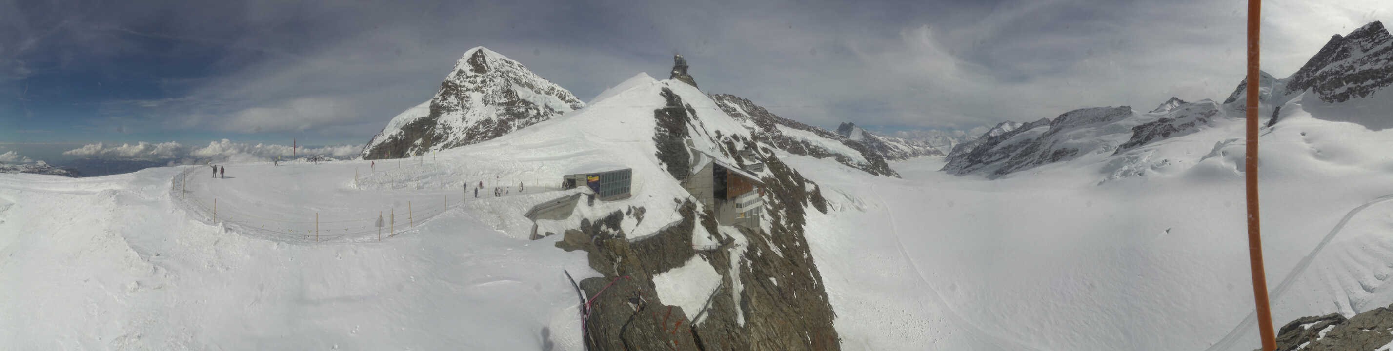 Archiv Foto Webcam Jungfraujoch-Panorama, Berner Oberland