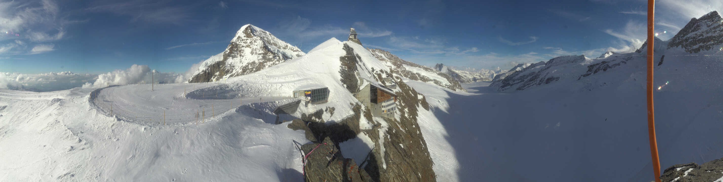 Archiv Foto Webcam Jungfraujoch-Panorama, Berner Oberland