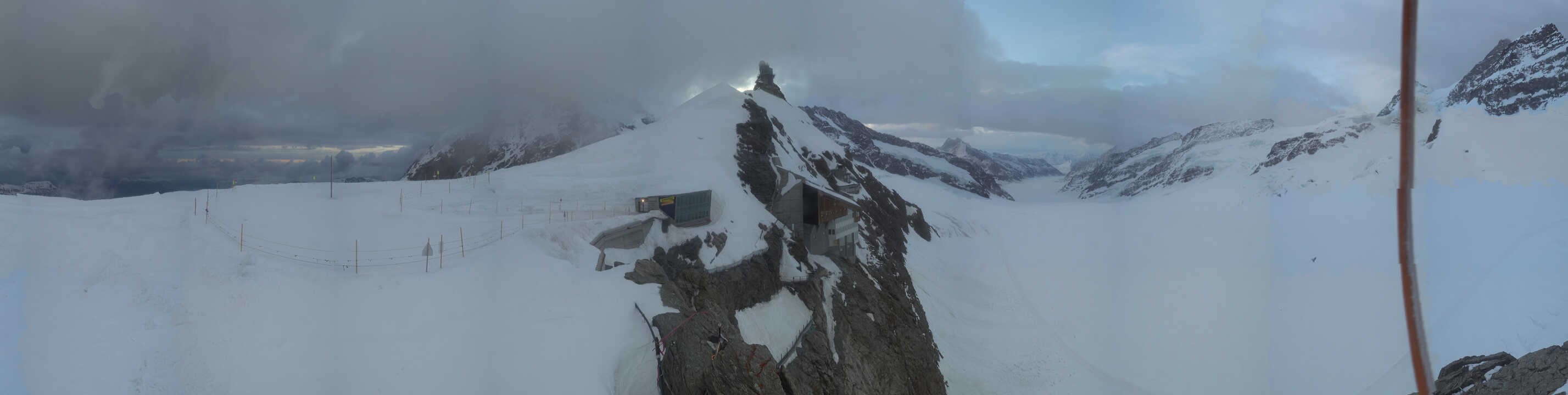 Archiv Foto Webcam Jungfraujoch-Panorama, Berner Oberland