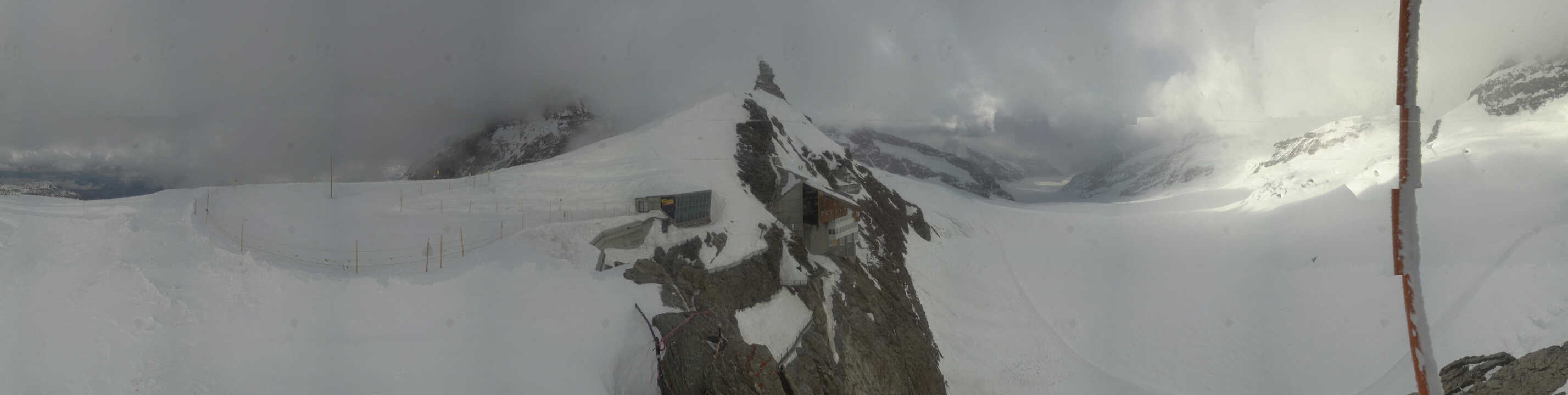 Archiv Foto Webcam Jungfraujoch-Panorama, Berner Oberland