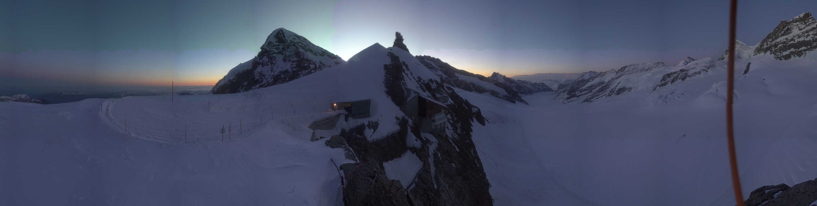 Archiv Foto Webcam Jungfraujoch-Panorama, Berner Oberland