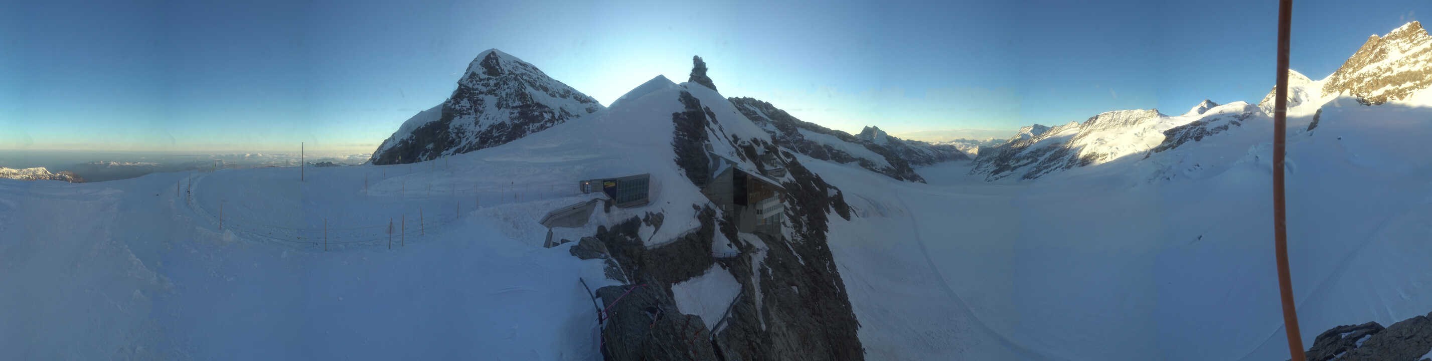 Archiv Foto Webcam Jungfraujoch-Panorama, Berner Oberland