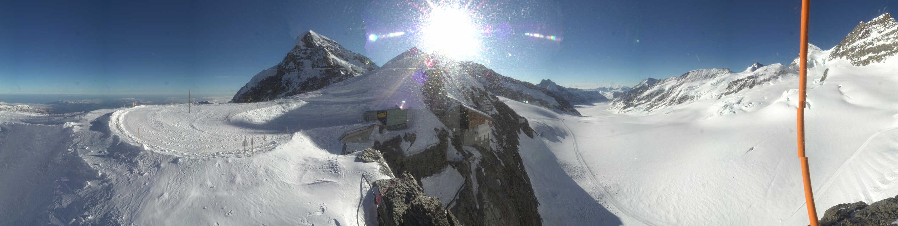 Archiv Foto Webcam Jungfraujoch-Panorama, Berner Oberland