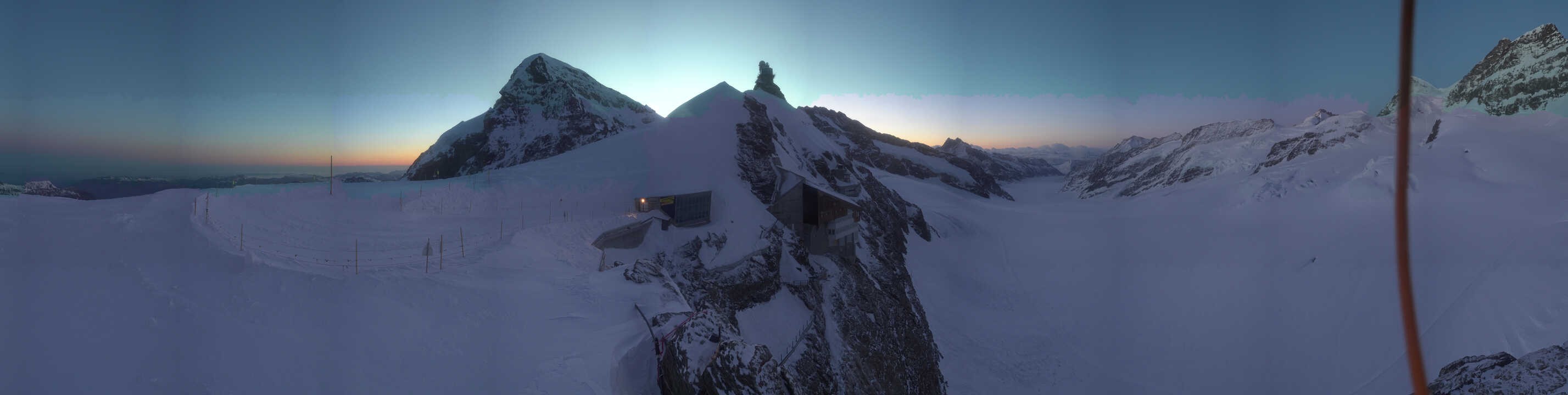 Archiv Foto Webcam Jungfraujoch-Panorama, Berner Oberland