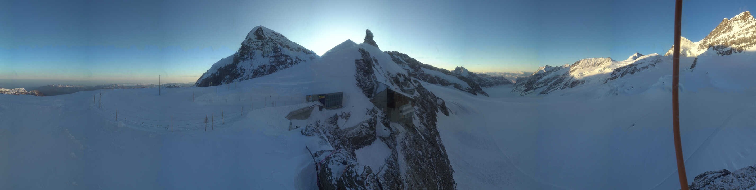 Archiv Foto Webcam Jungfraujoch-Panorama, Berner Oberland