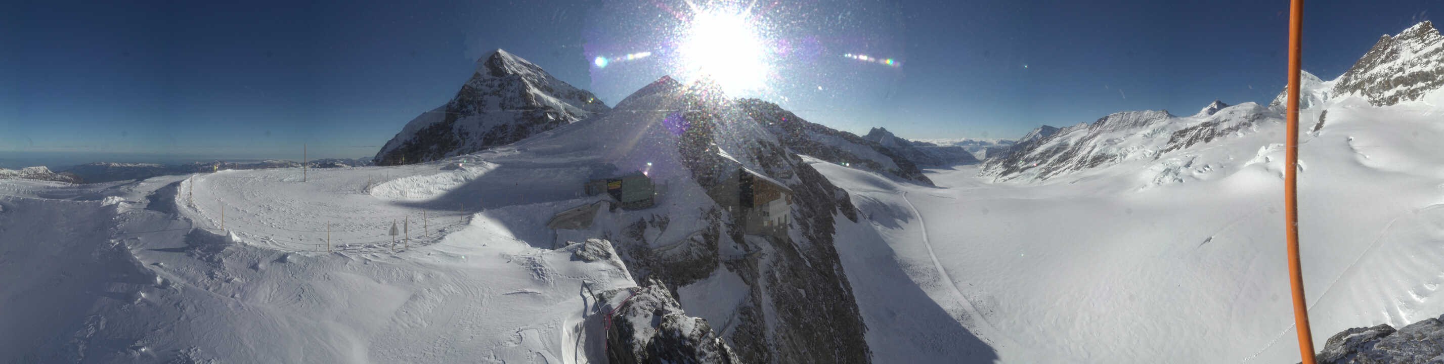Archiv Foto Webcam Jungfraujoch-Panorama, Berner Oberland