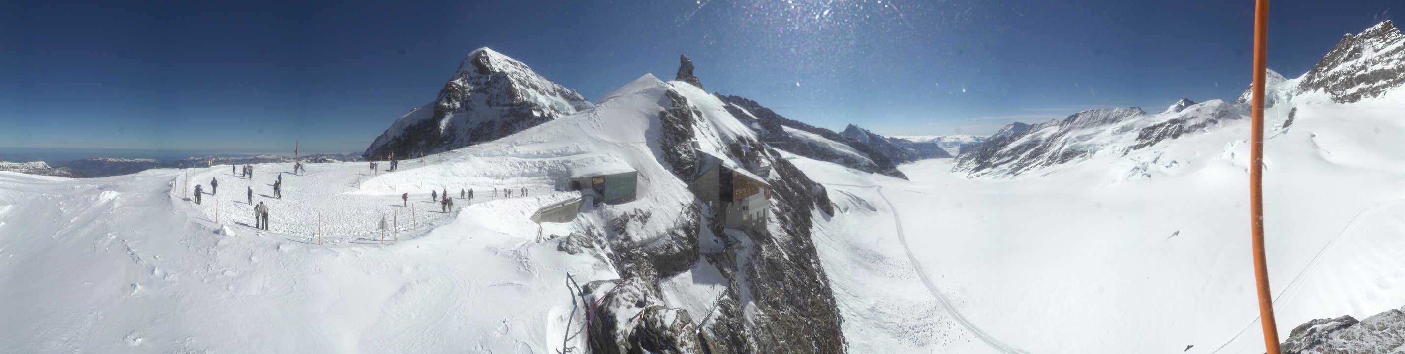 Archiv Foto Webcam Jungfraujoch-Panorama, Berner Oberland