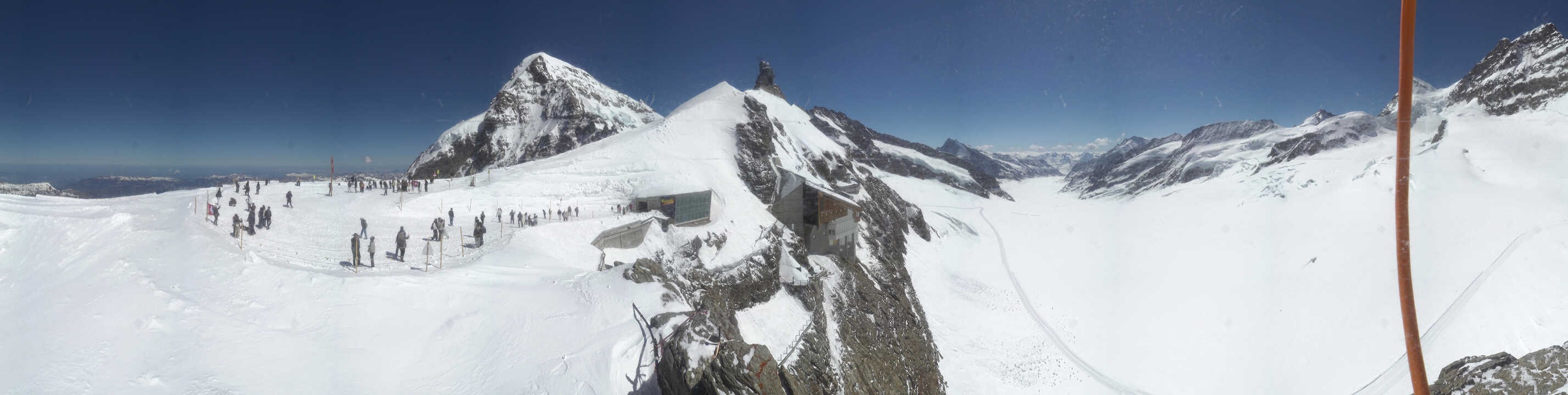 Archiv Foto Webcam Jungfraujoch-Panorama, Berner Oberland