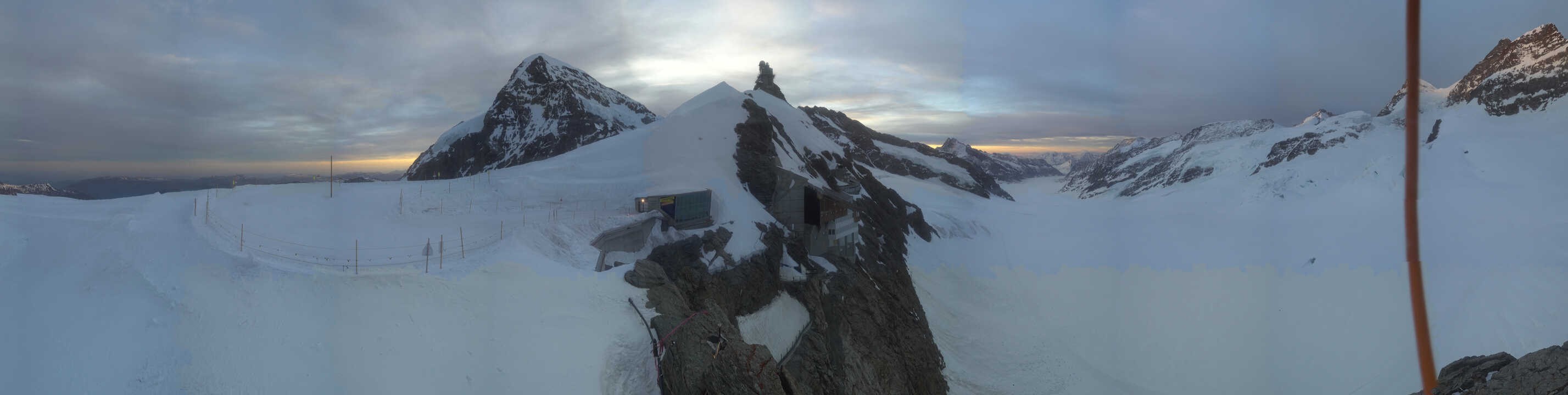 Archived image Webcam Panoramic View, Jungfraujoch