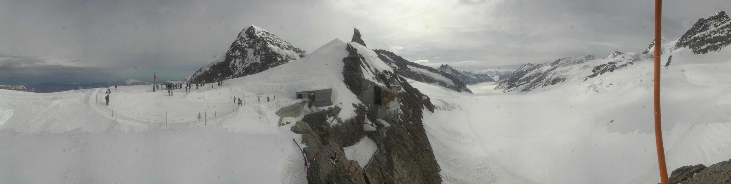 Archived image Webcam Panoramic View, Jungfraujoch