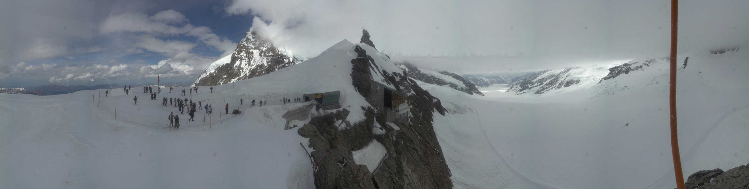 Archived image Webcam Panoramic View, Jungfraujoch