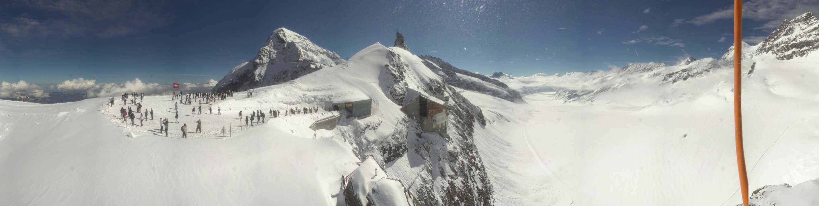 Archiv Foto Webcam Jungfraujoch-Panorama, Berner Oberland